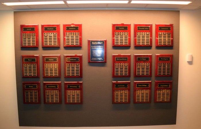 West Penn Power Hall of Fame Safety Wall